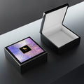 Violet Watercolor Jewelry Box